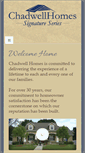Mobile Screenshot of chadwellhomes.com