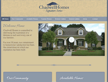 Tablet Screenshot of chadwellhomes.com